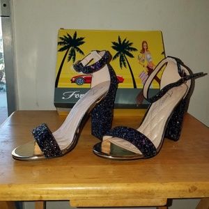 Forever Brand Sparkly Evening Shoes